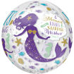 Picture of MERMAID WISHES ORBZ SEE-THRU BALLOON 15X16 INCH